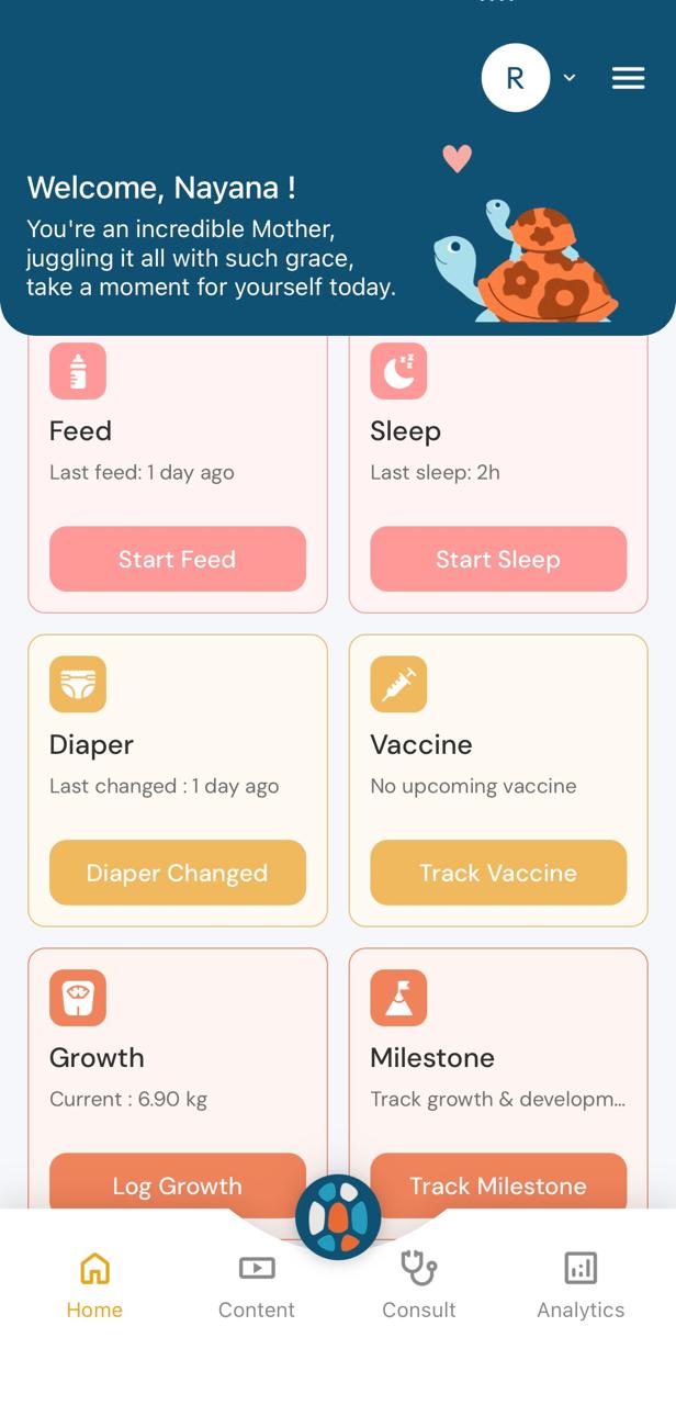 Mishiyo personalised home screen