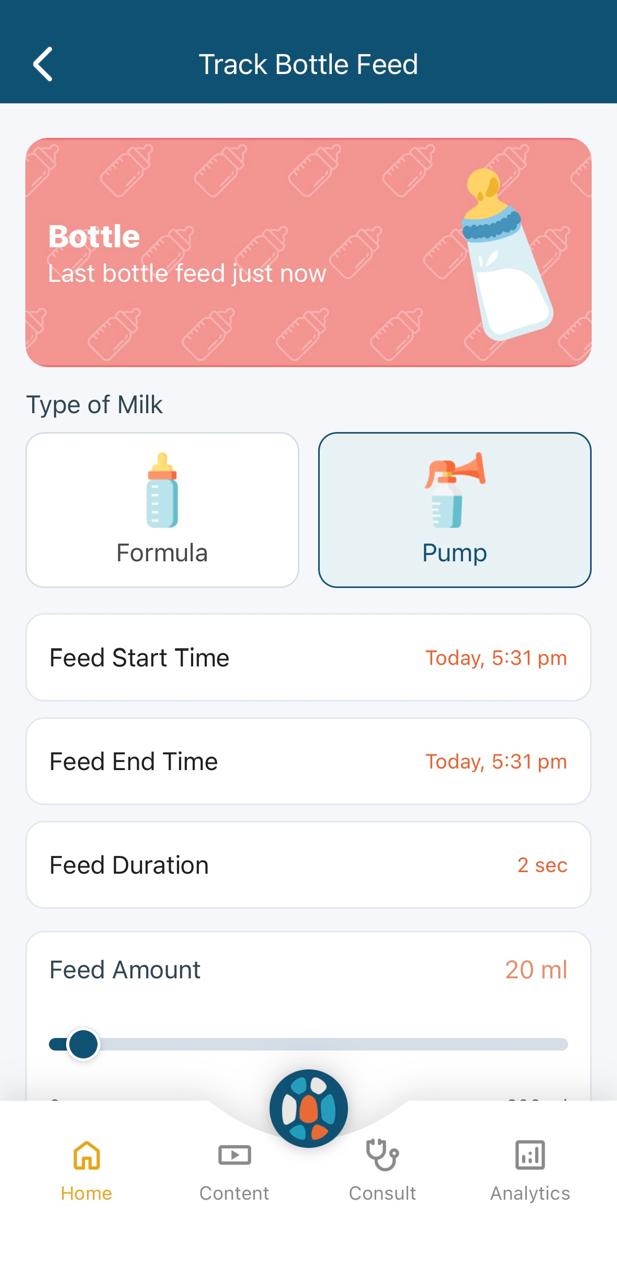 Mishiyo bottle feed